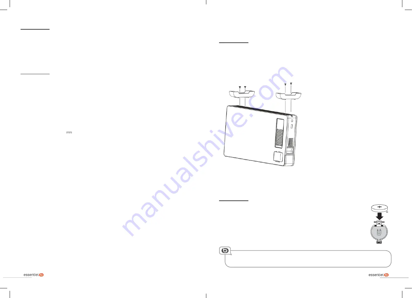 Essentielb ECHC 2300P User Manual Download Page 13