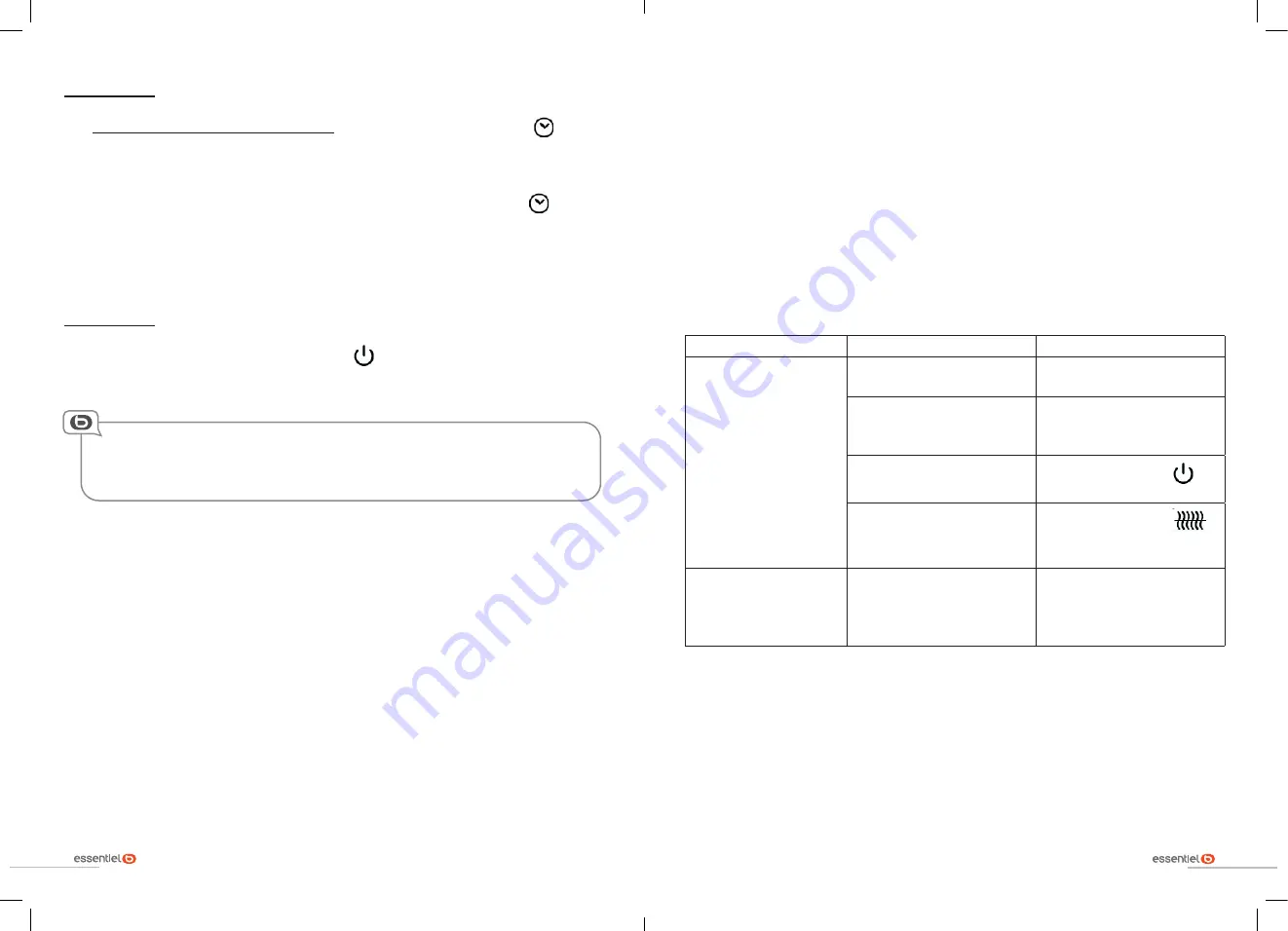 Essentielb ECHC 2300P User Manual Download Page 20