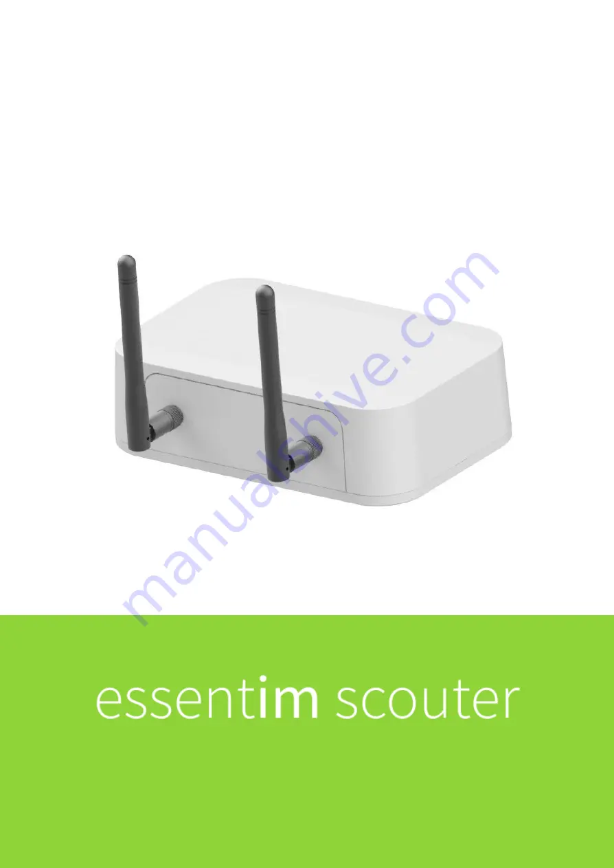 Essentim scouter User Manual Download Page 1