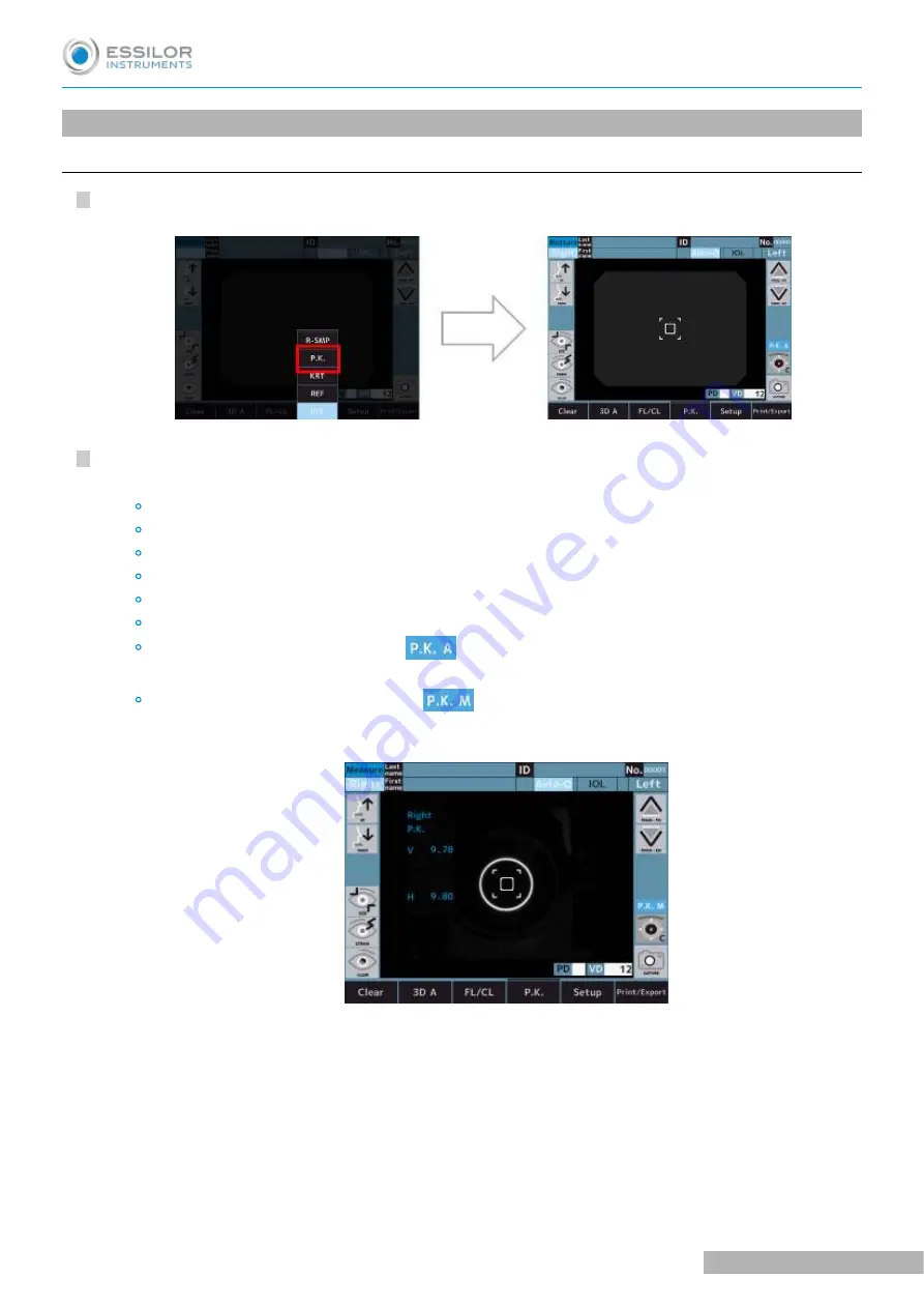 Essilor Instruments AKR 800 User Manual Download Page 32