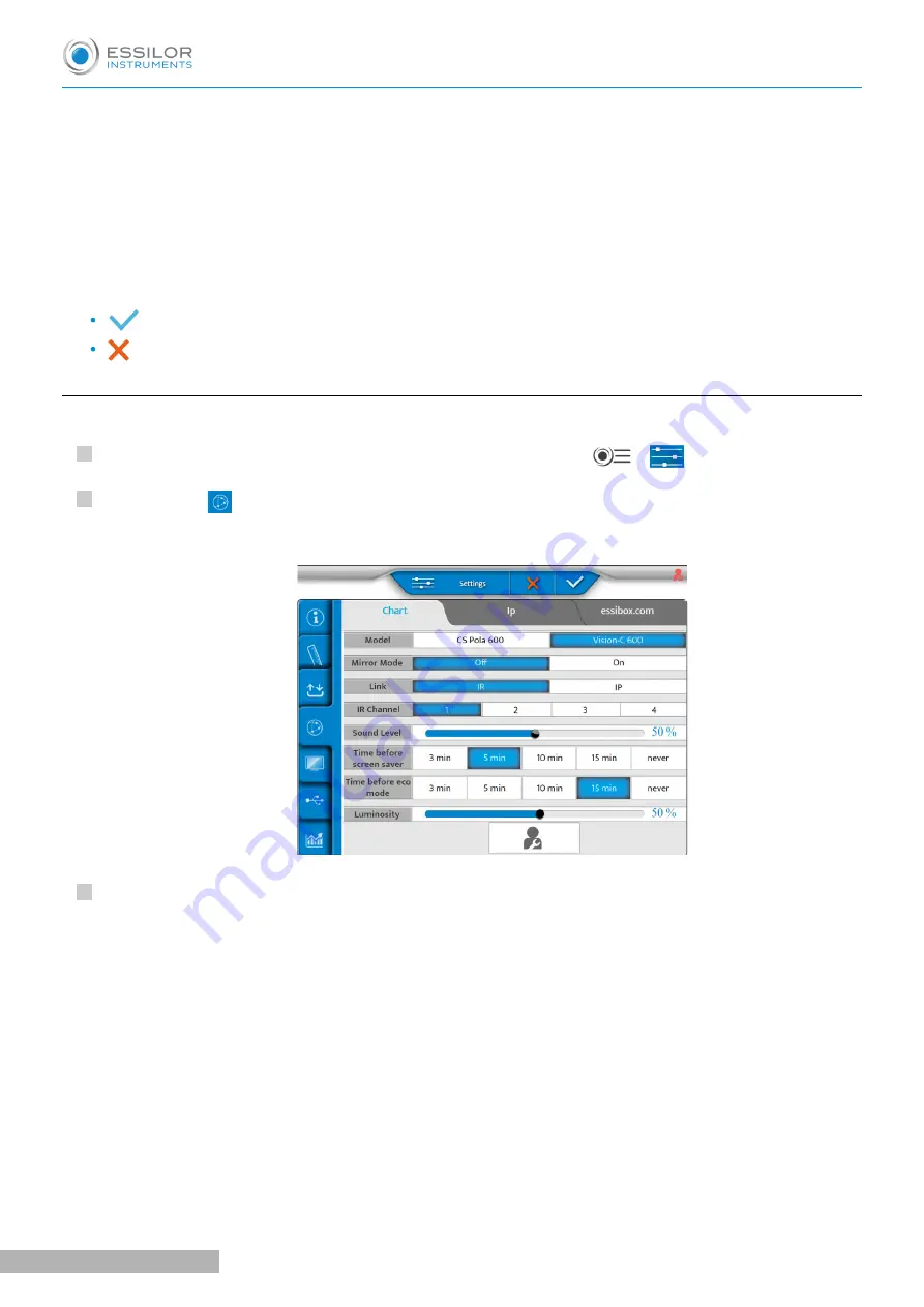 Essilor Instruments Vision-C 600 Скачать руководство пользователя страница 21