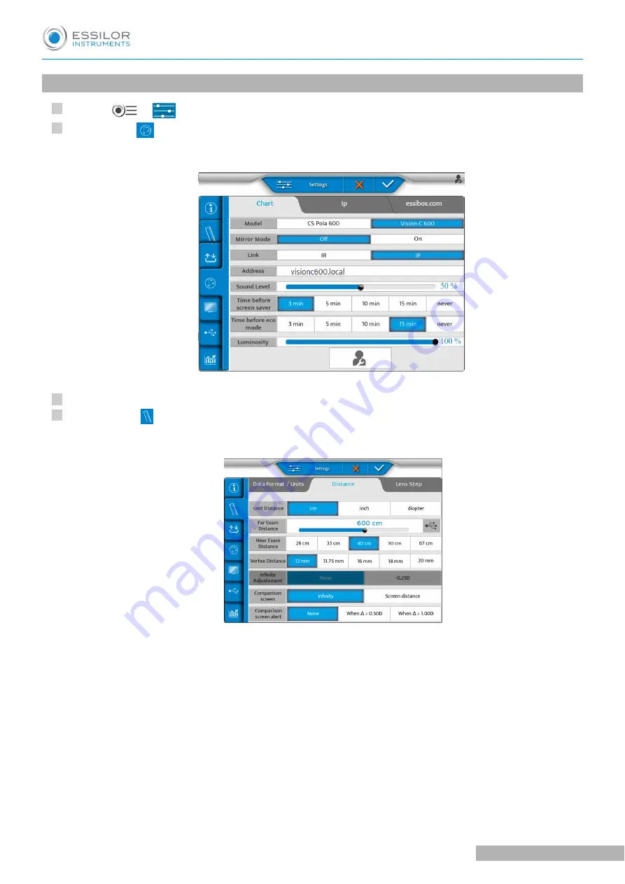 Essilor Instruments Vision-C 600 Скачать руководство пользователя страница 32