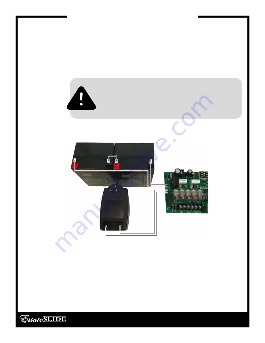 Estate Slide E-SL 450BD Series Instruction Manual Download Page 13