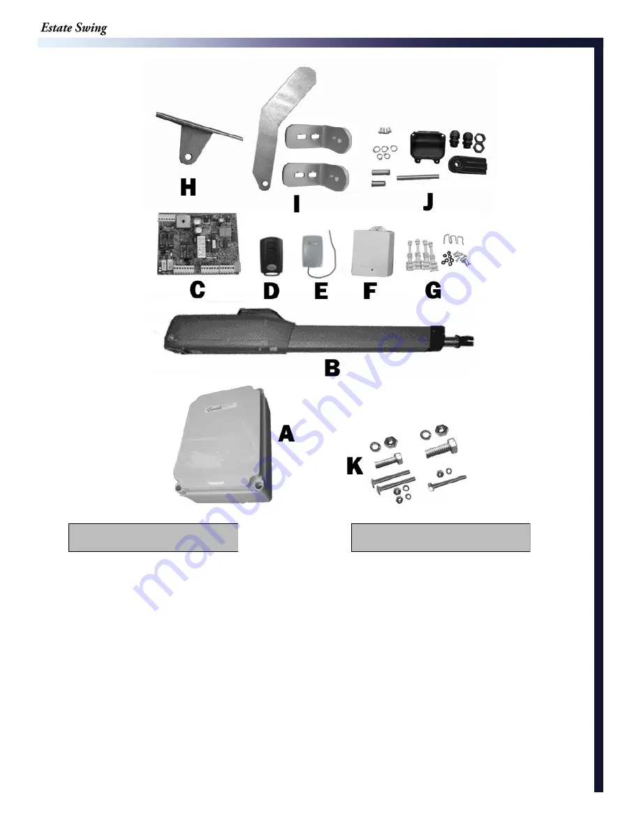 Estate Swing E-S 1600 Series Instruction Manual Download Page 7