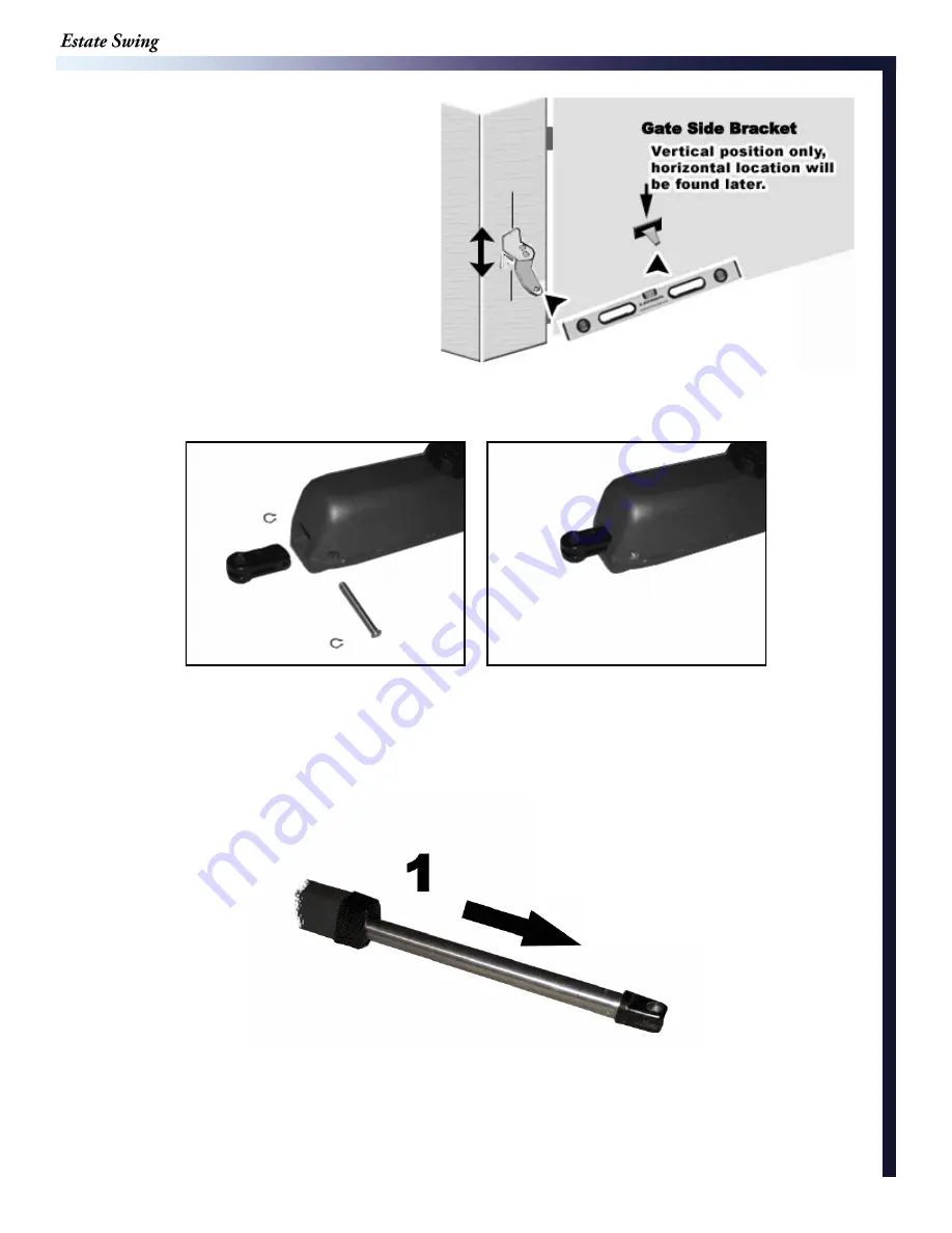 Estate Swing E-S 1600 Series Instruction Manual Download Page 14