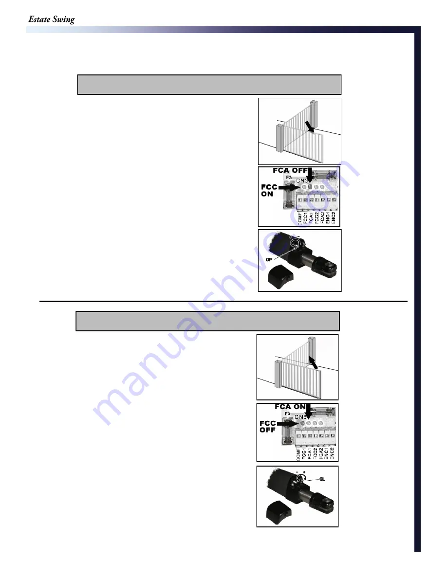 Estate Swing E-S 1600 Series Instruction Manual Download Page 18