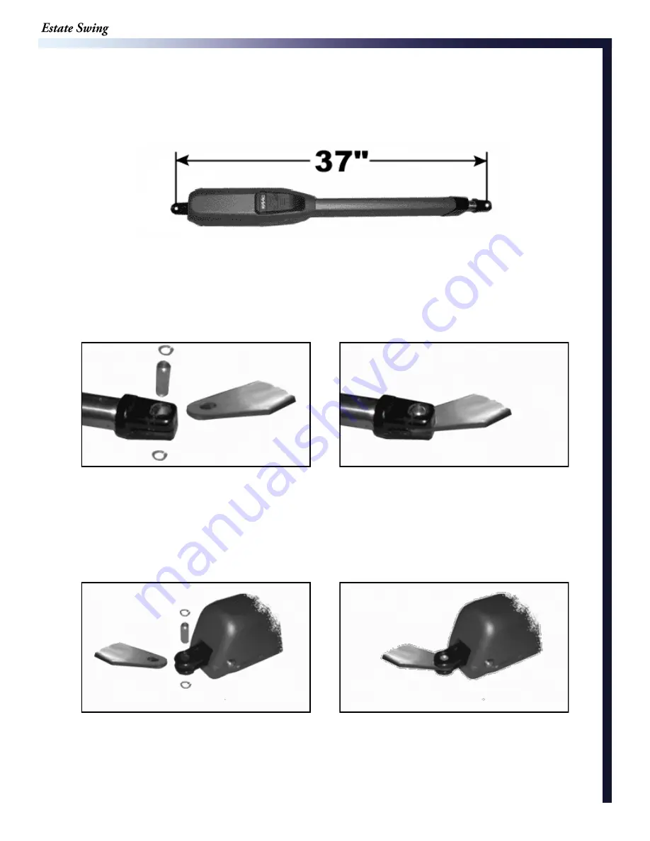 Estate Swing E-S 1600 Series Instruction Manual Download Page 22