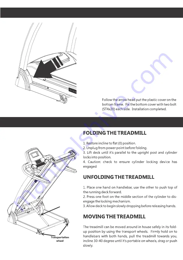 Esteira Athletic EXTREME 3260T Instruction Manual Download Page 7