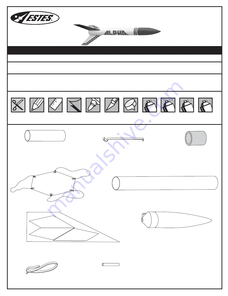 Estes Alpha 1225 Скачать руководство пользователя страница 1