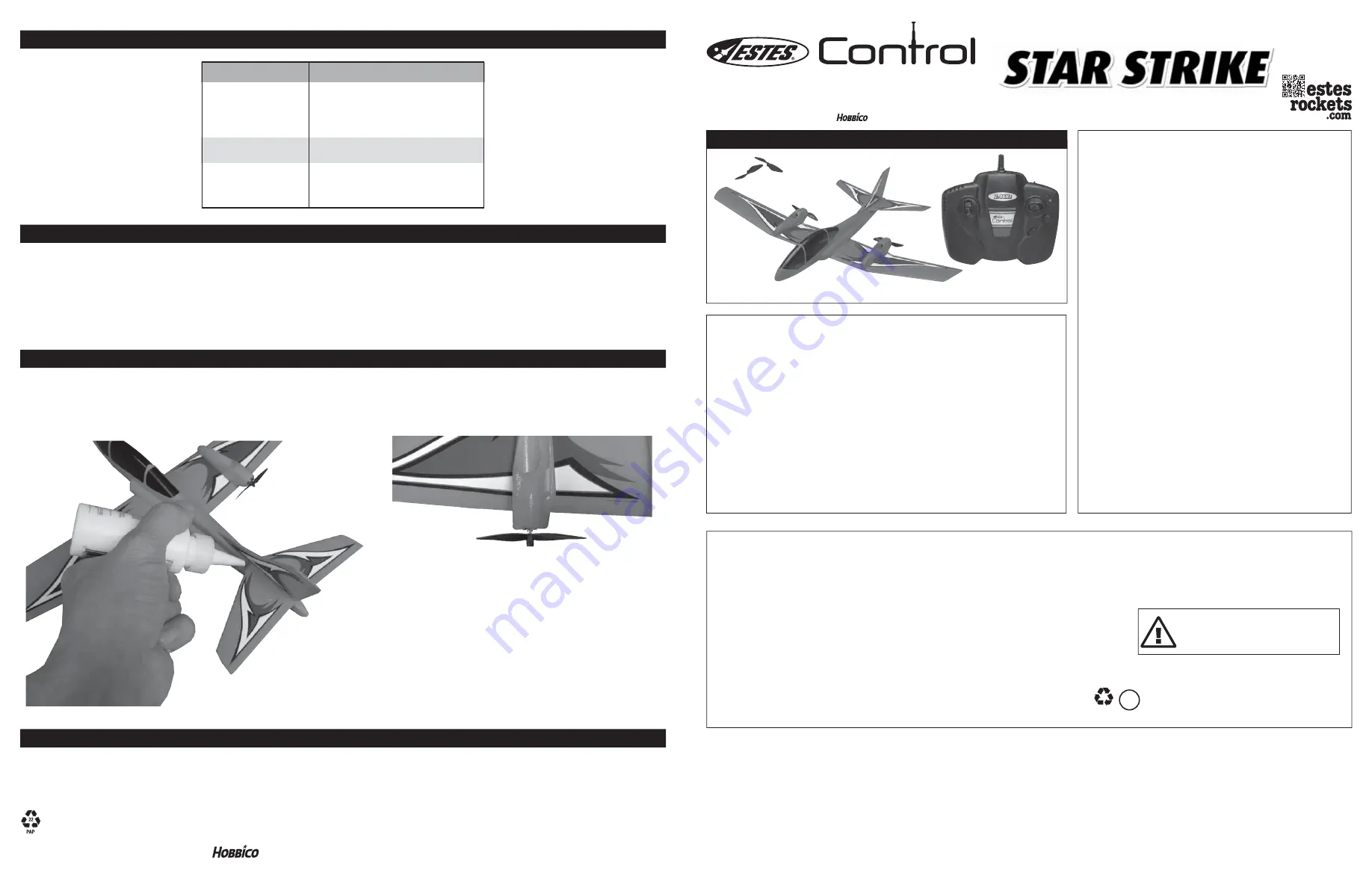 Estes STAR STRIKE Скачать руководство пользователя страница 1