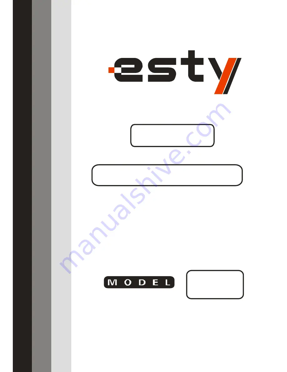 Esty VC 115 Installation Manual Download Page 22