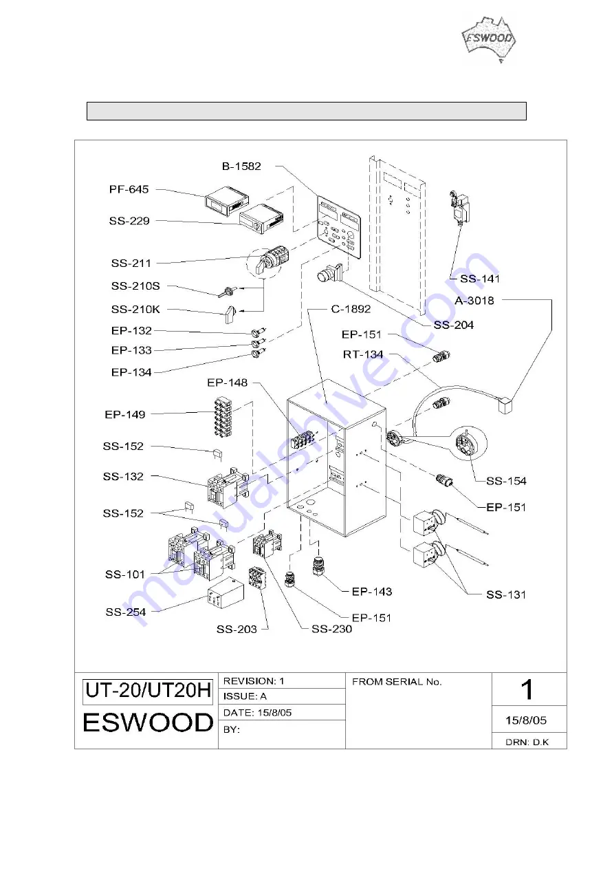 Eswood UT-20 Series Equipment Manual Download Page 13