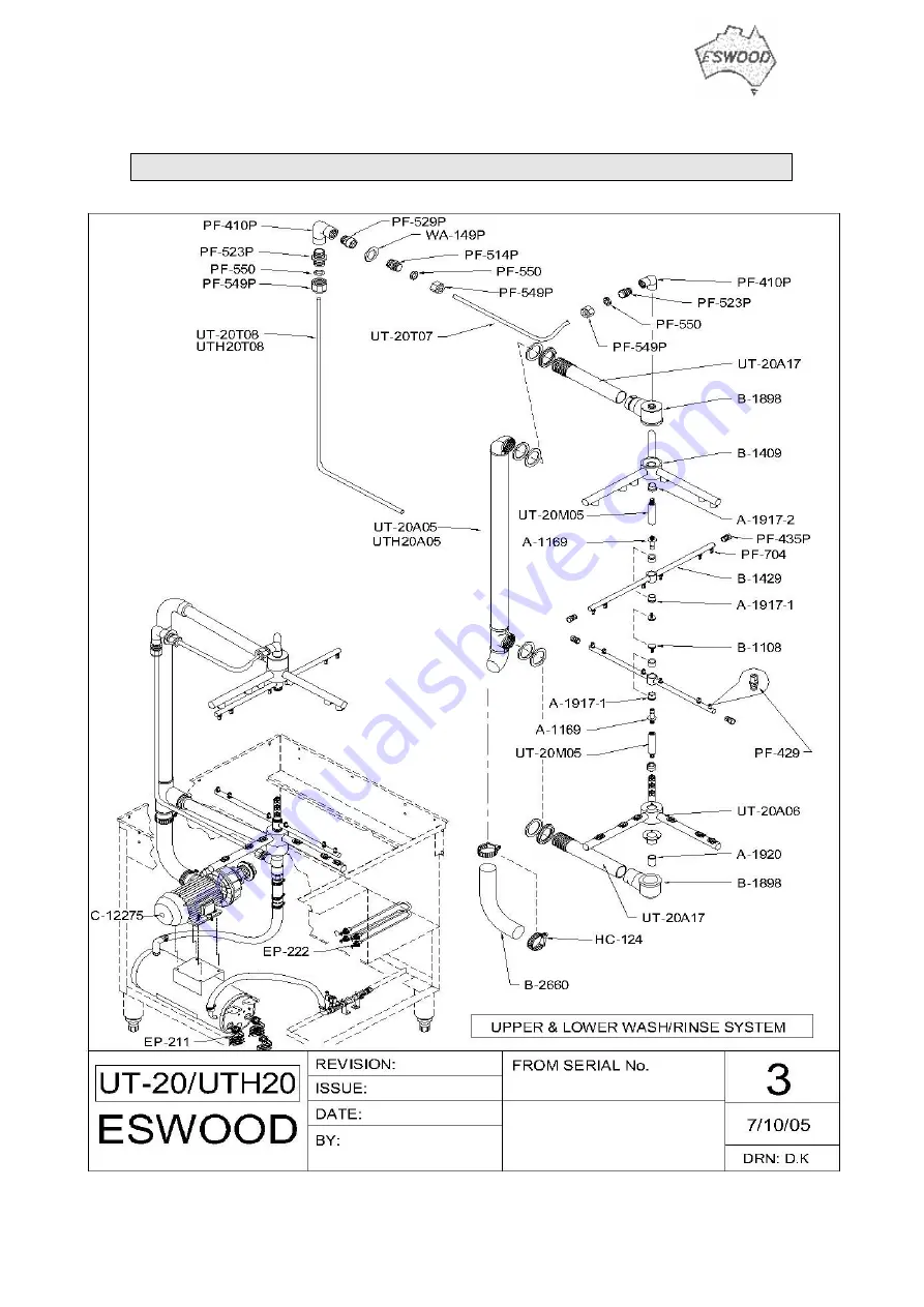 Eswood UT-20 Series Скачать руководство пользователя страница 15