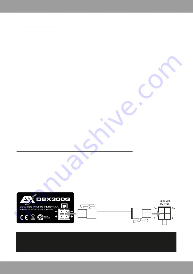 ESX DBX300Q Скачать руководство пользователя страница 6