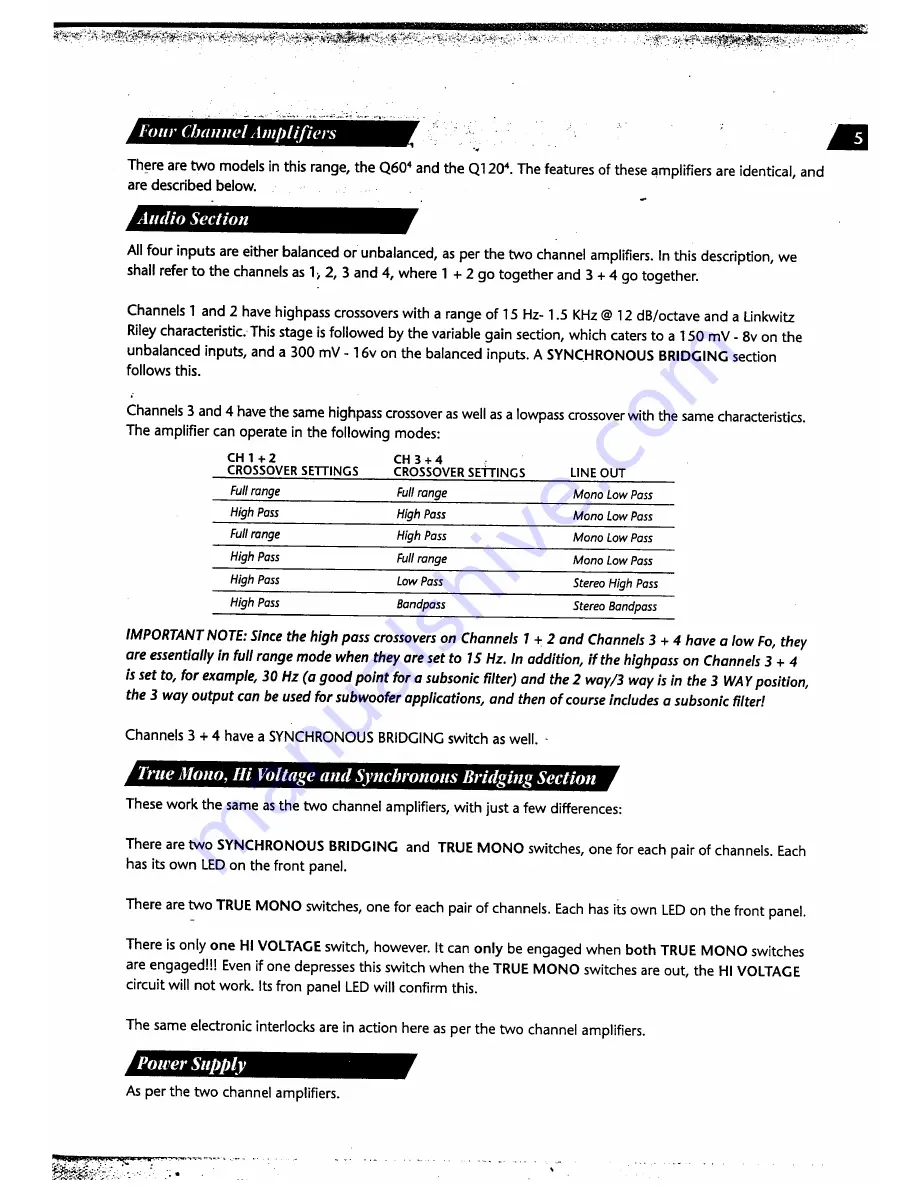 ESX Q1202 Owner'S Manual Download Page 7