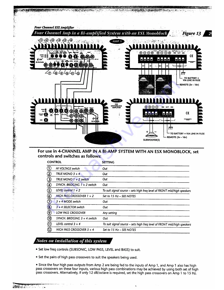 ESX Q1202 Owner'S Manual Download Page 31