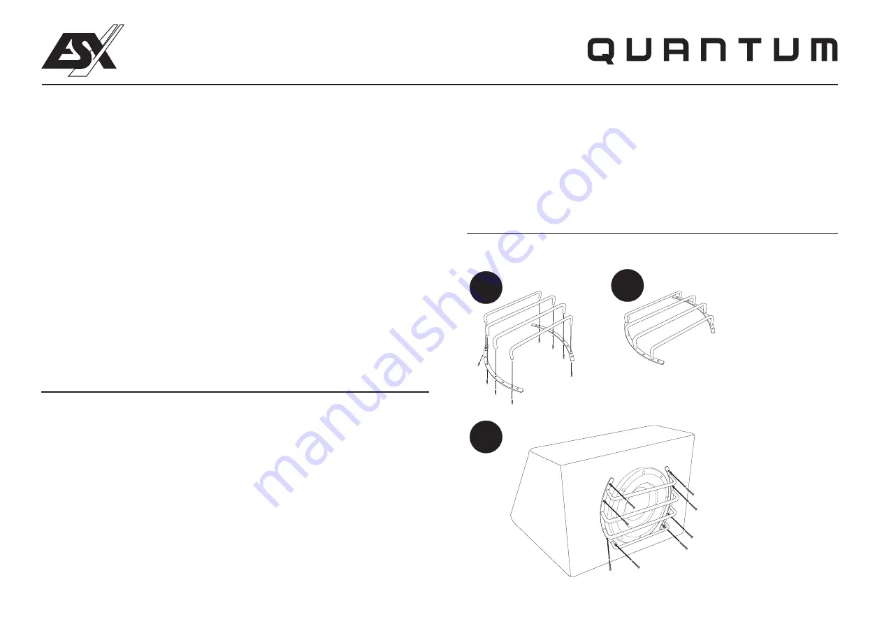 ESX Quantum QXB12 Скачать руководство пользователя страница 2