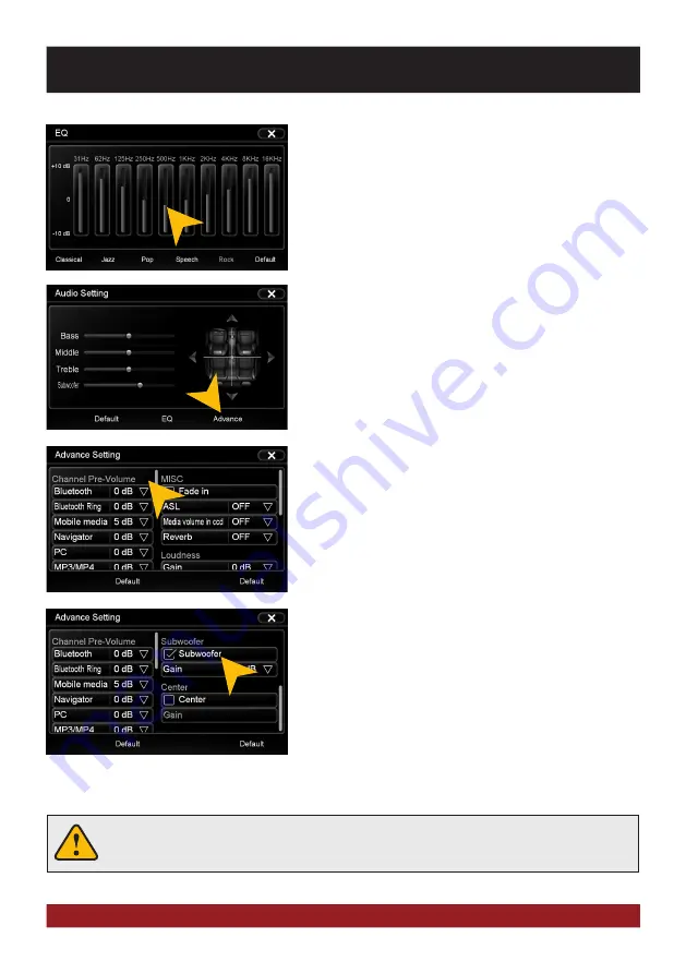 ESX VISION NAVICEIVER VN720 Owner'S Manual Download Page 23