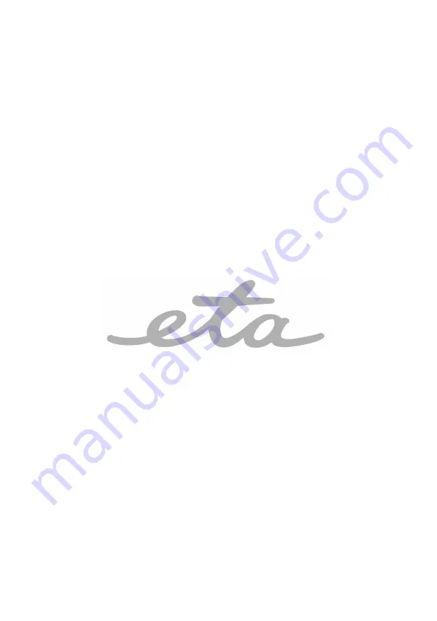 eta 5156 Instructions For Use Manual Download Page 40