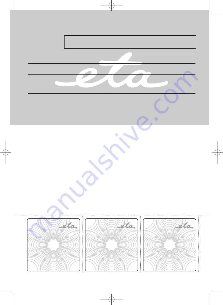 eta Galanto Instructions For Use Manual Download Page 52