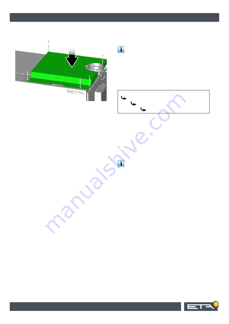 eta Pellets Compact Service Manual Download Page 32