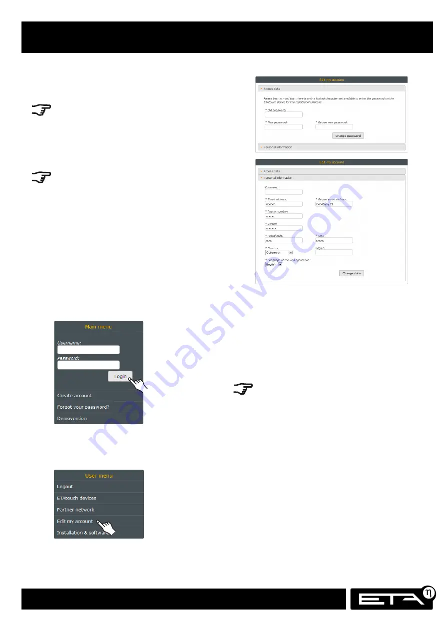 eta PelletsCompact Series Operation Download Page 60