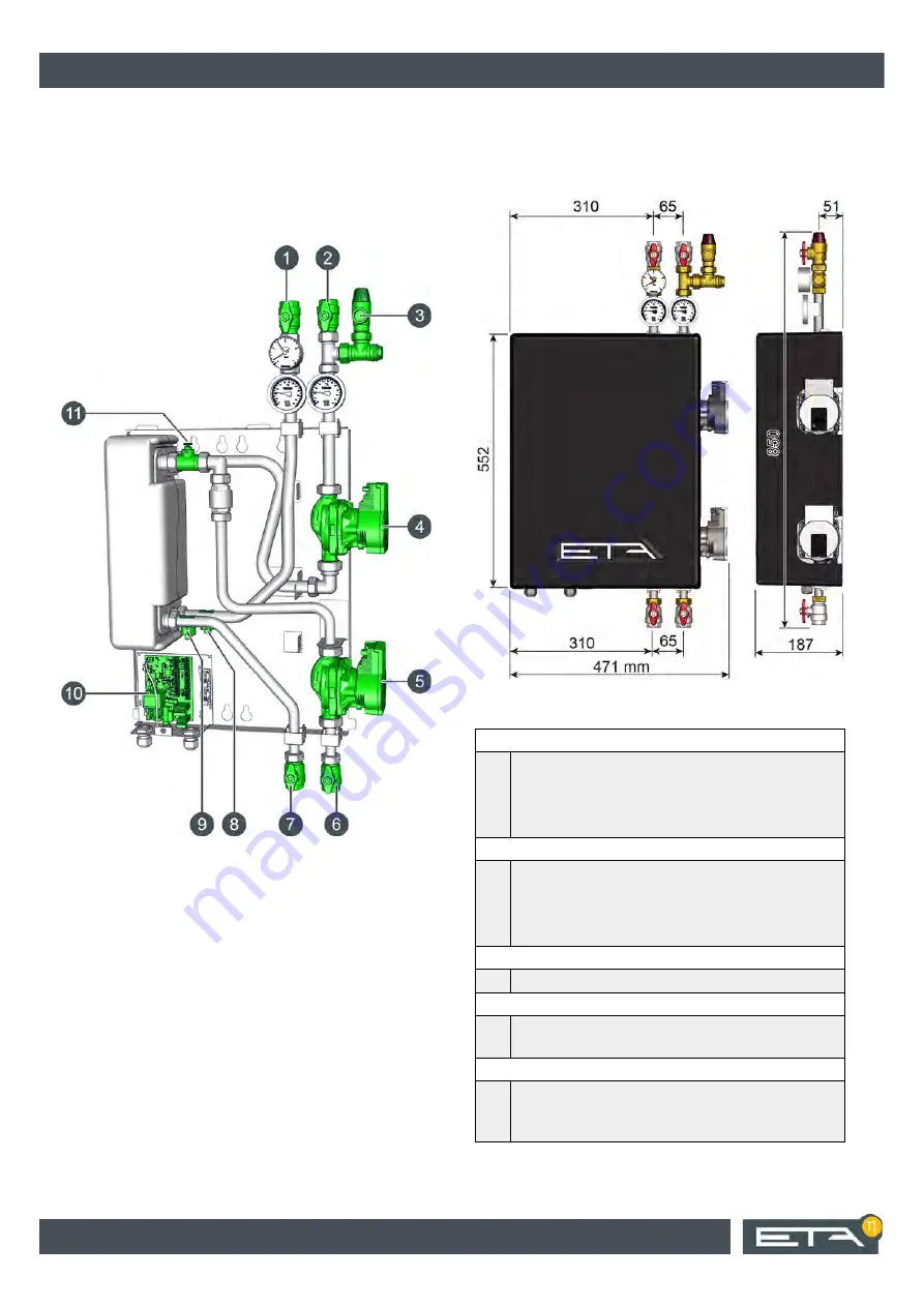 eta System Separation Module Operating Instructions Manual Download Page 6