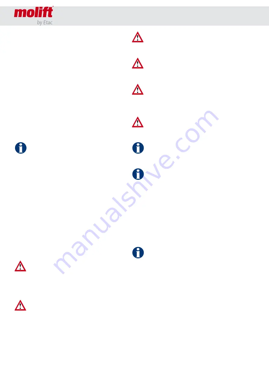 Etac Molift Smart 150 User Manual Download Page 4