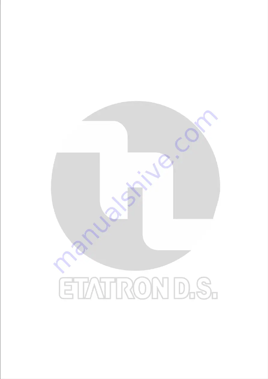 ETATRON D.S. eOne MA Operatinginstructions And Maintenance Download Page 3