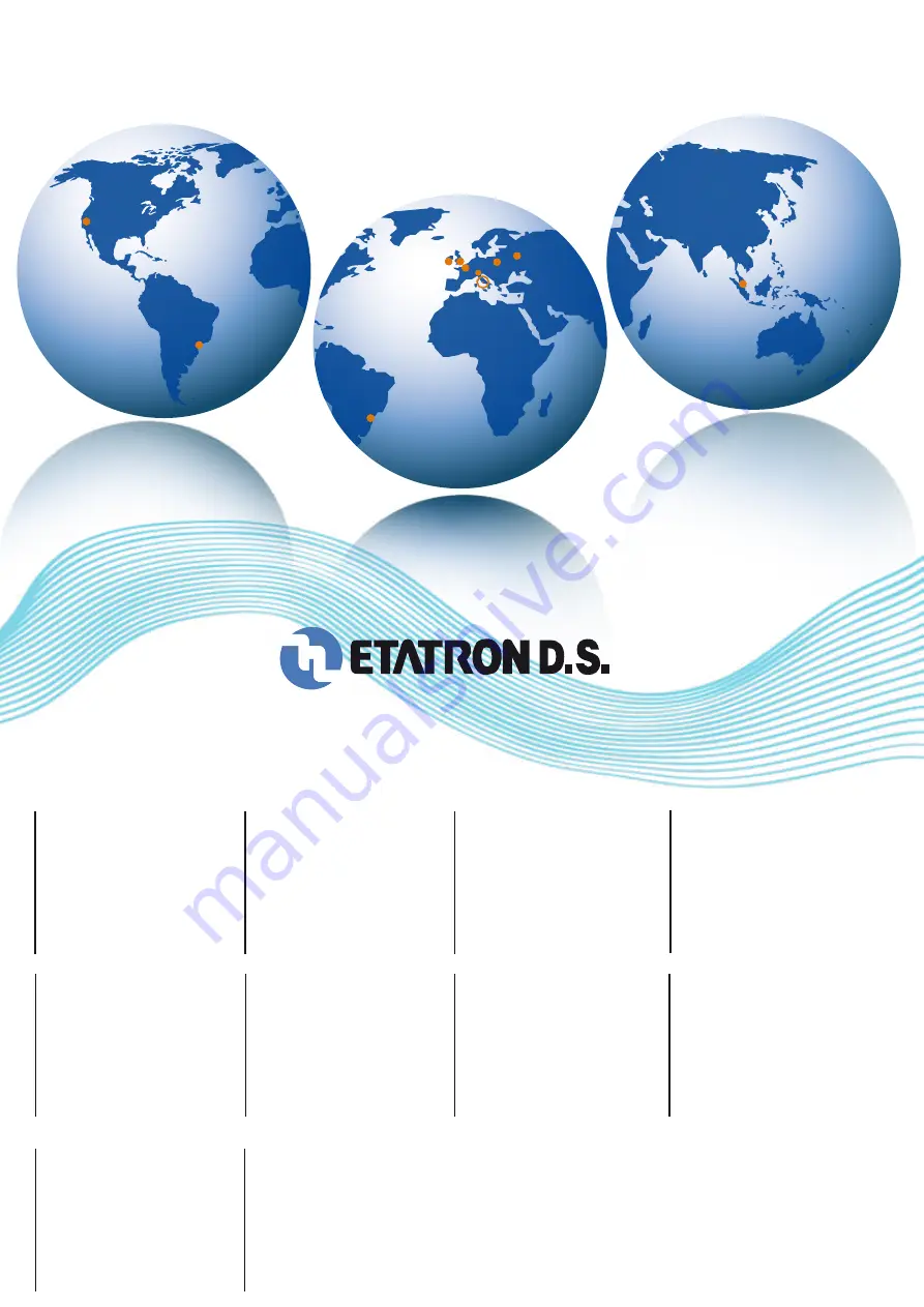 ETATRON D.S. eOne PLUS Operatinginstructions And Maintenance Download Page 192