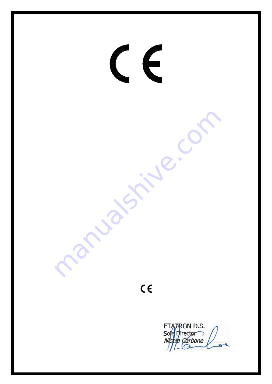 Etatron eSelectM 2 PH-CL Operatinginstructions And Maintenance Download Page 2