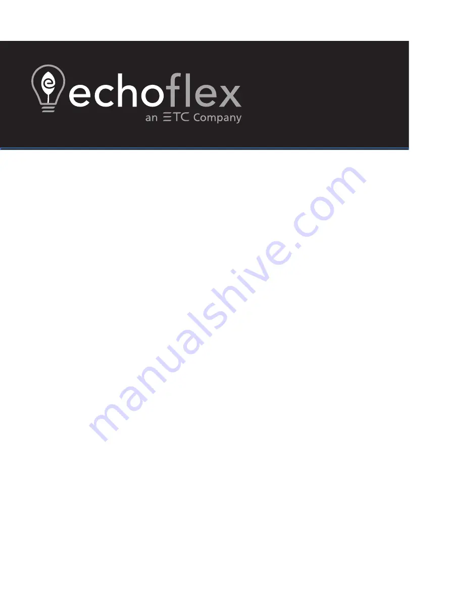 ETC Echoflex Elaho Inspire Station Programming Manual Download Page 1