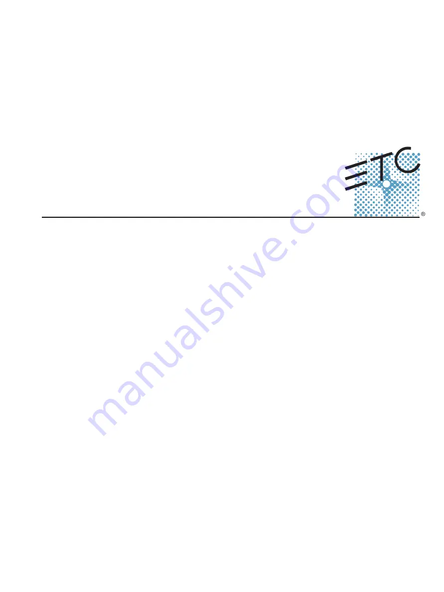 ETC Net3 Four Port Gateway Setup Manual Download Page 1