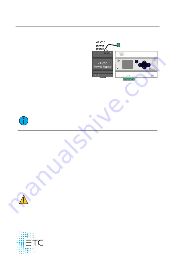 ETC P-NSPS-D Installation Manual Download Page 1