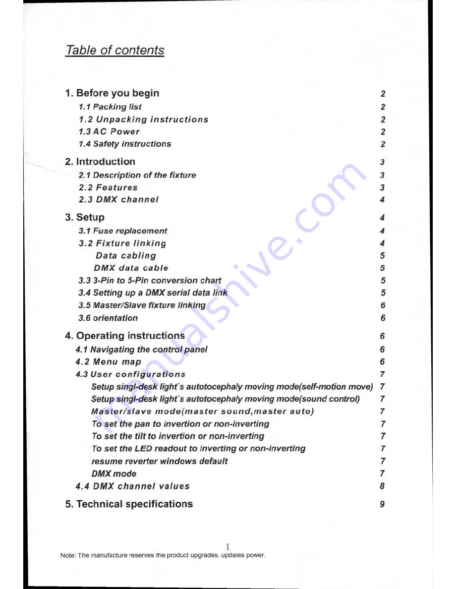 Eternal Lighting 30w RGB LED User Manual Download Page 2