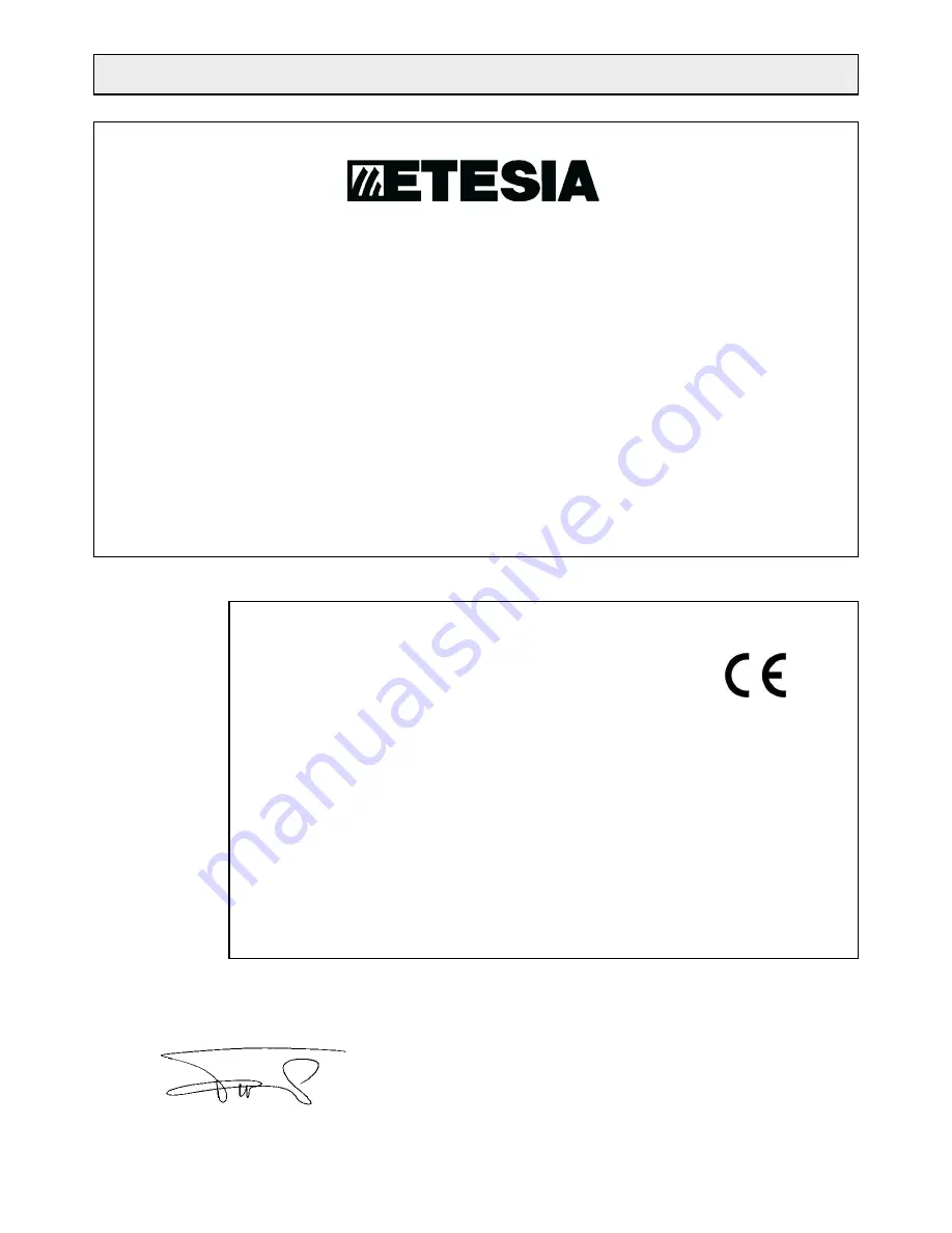 Etesia NACS Original User Manual Download Page 22