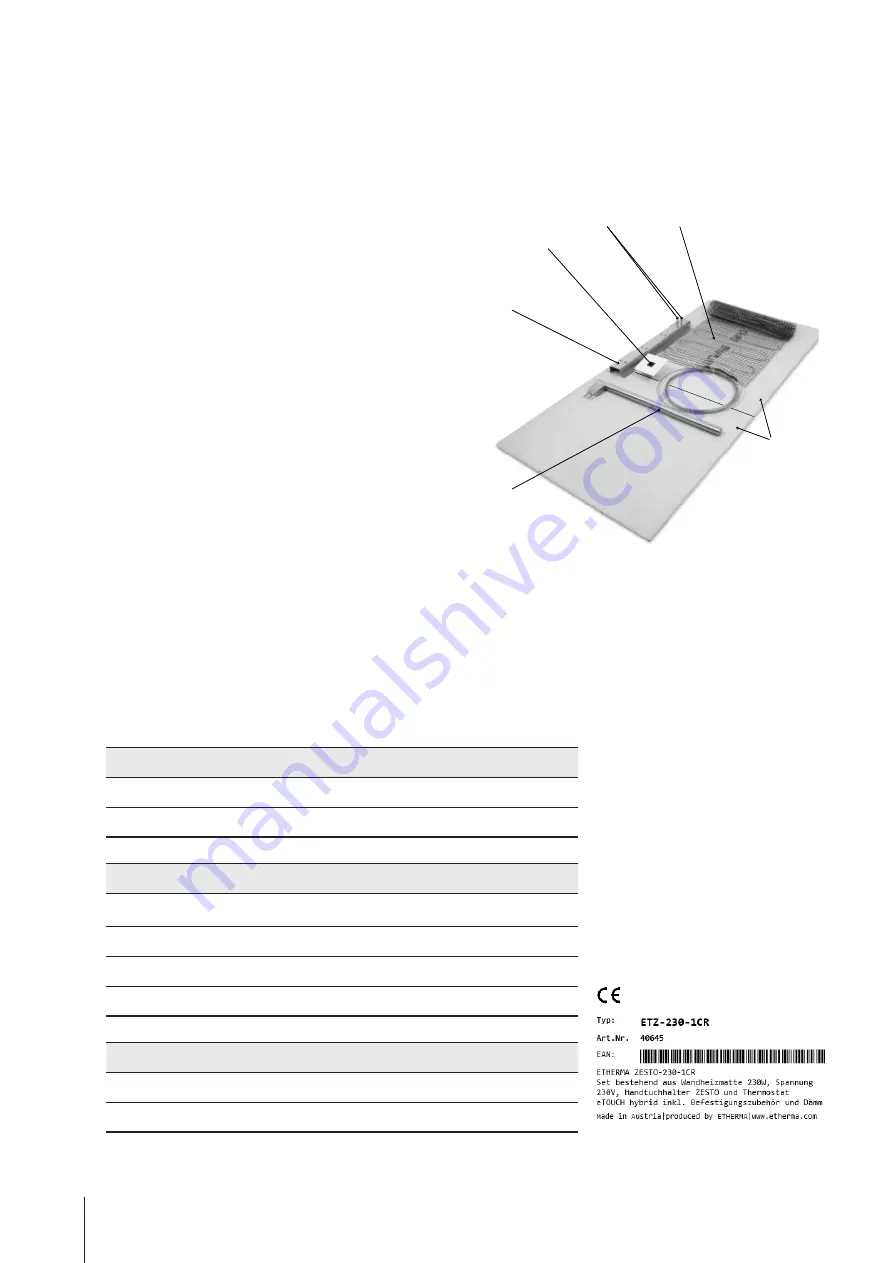 Etherma ETZ-230-1CR Operating And Assembly Instructions Manual Download Page 18