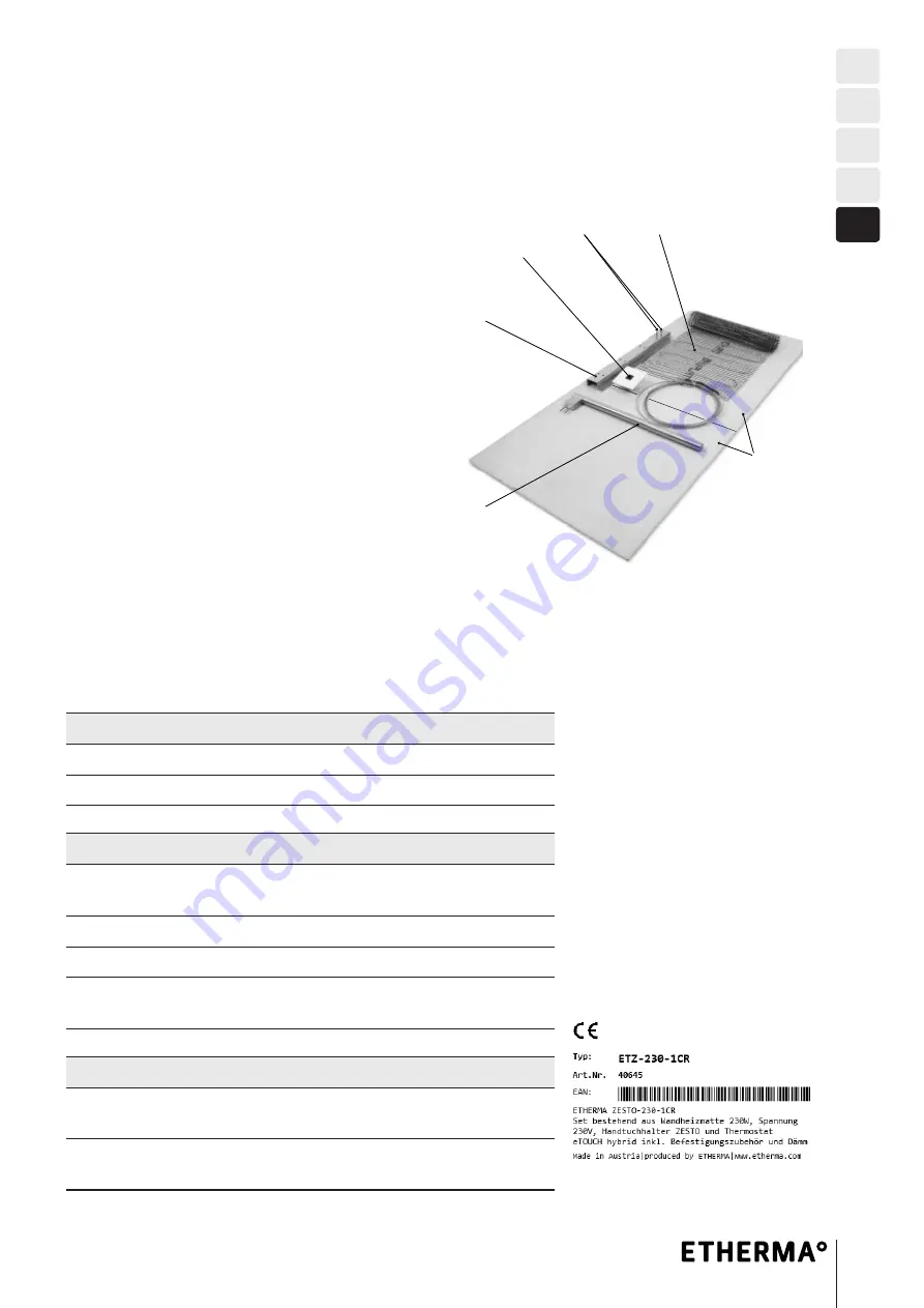 Etherma ETZ-230-1CR Operating And Assembly Instructions Manual Download Page 51