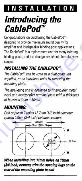 ETI CablePod Installation Download Page 1