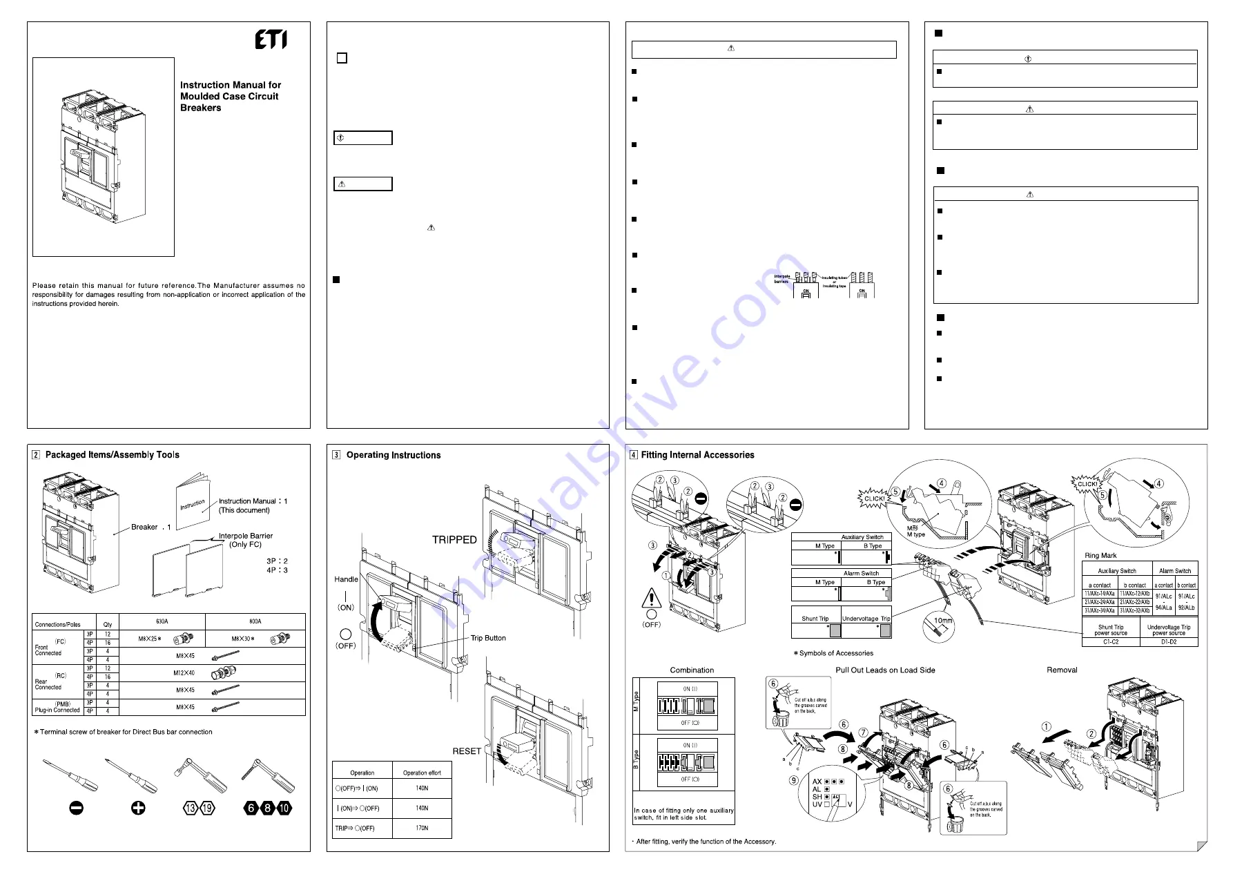 ETI ETIBREAK 2 Instruction Manual Download Page 1