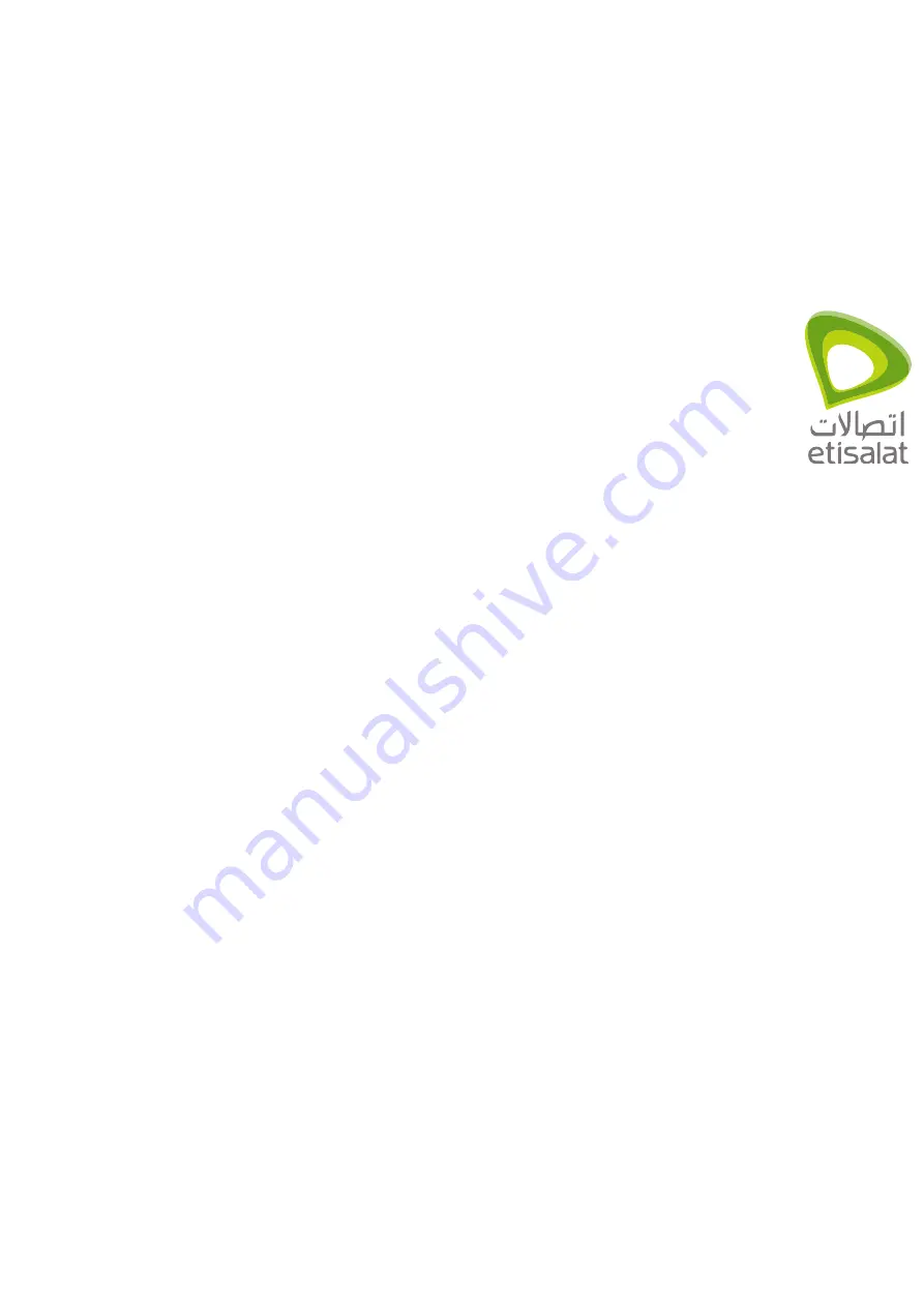 Etisalat Travel Router User Manual Download Page 7