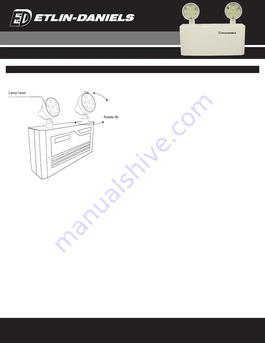 Etlin-Daniels ER302D-WHM-A13-BB-10RC Instructions Download Page 2