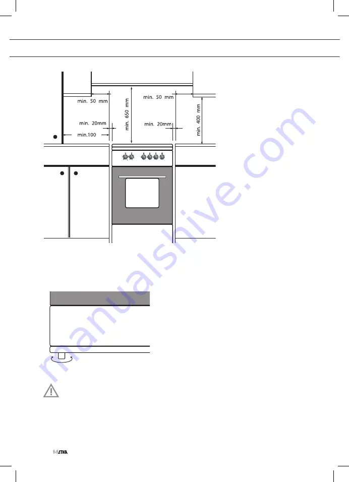 ETNA FGV150WIT Instructions For Use Manual Download Page 44