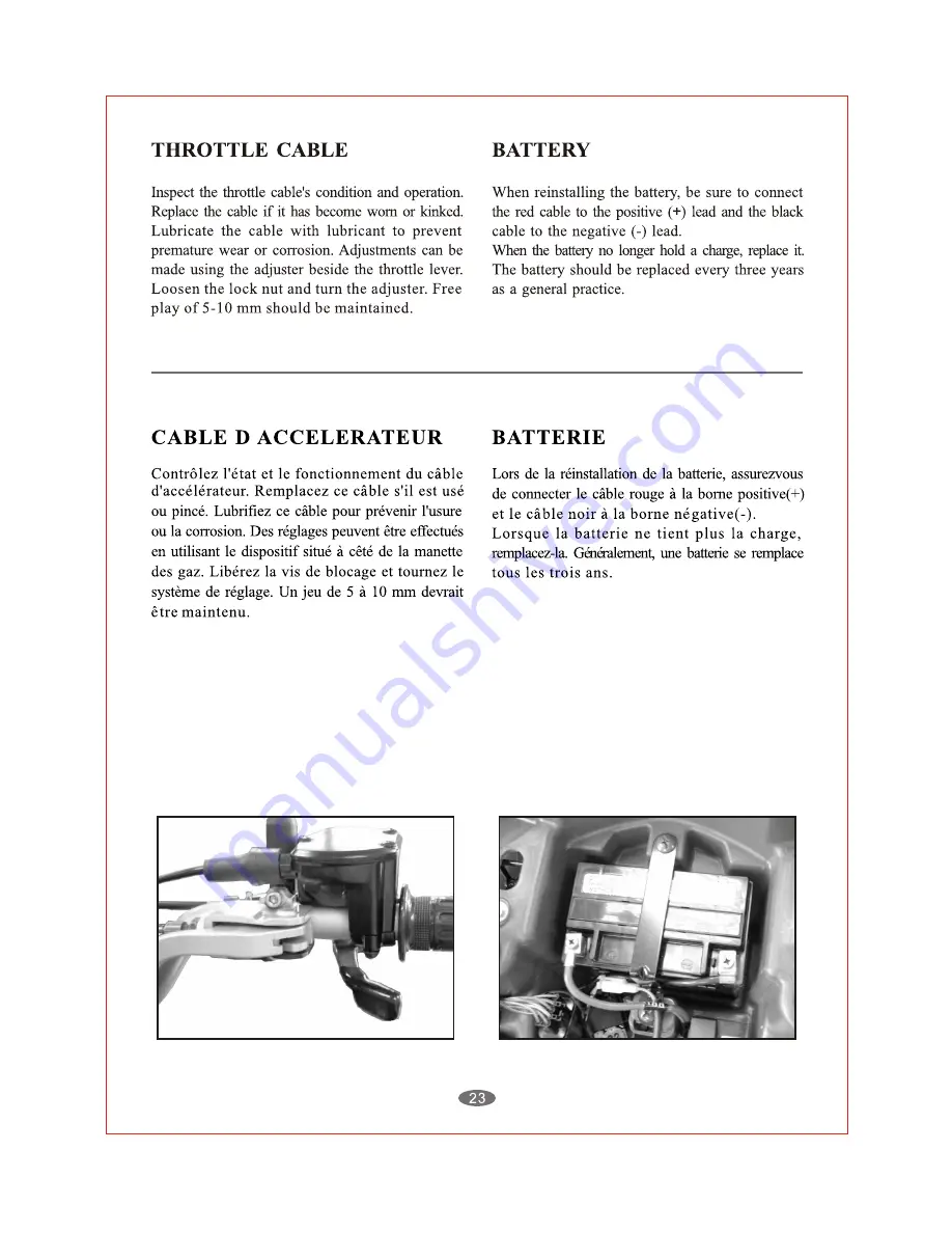 Eton ATV8E - SERVICE Service Manual Download Page 26