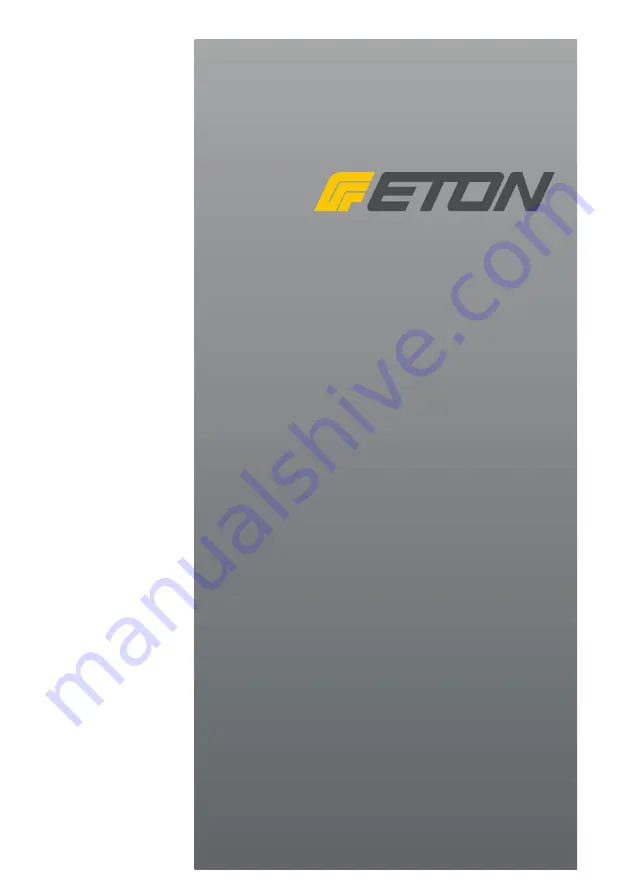 Eton UG MB 195 Installation Manual Download Page 1