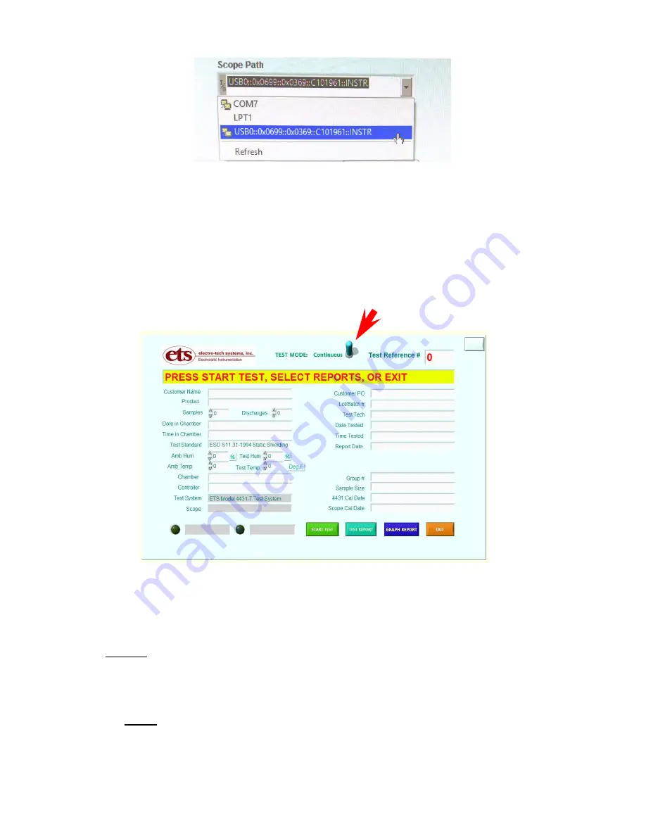 ETS 4431T Operating Manual Download Page 18