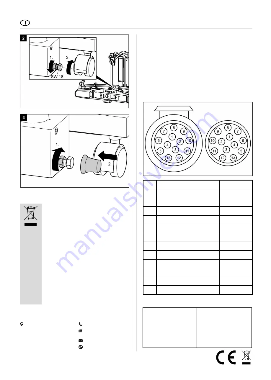 EUFAB 11535 Operating Instructions Manual Download Page 84