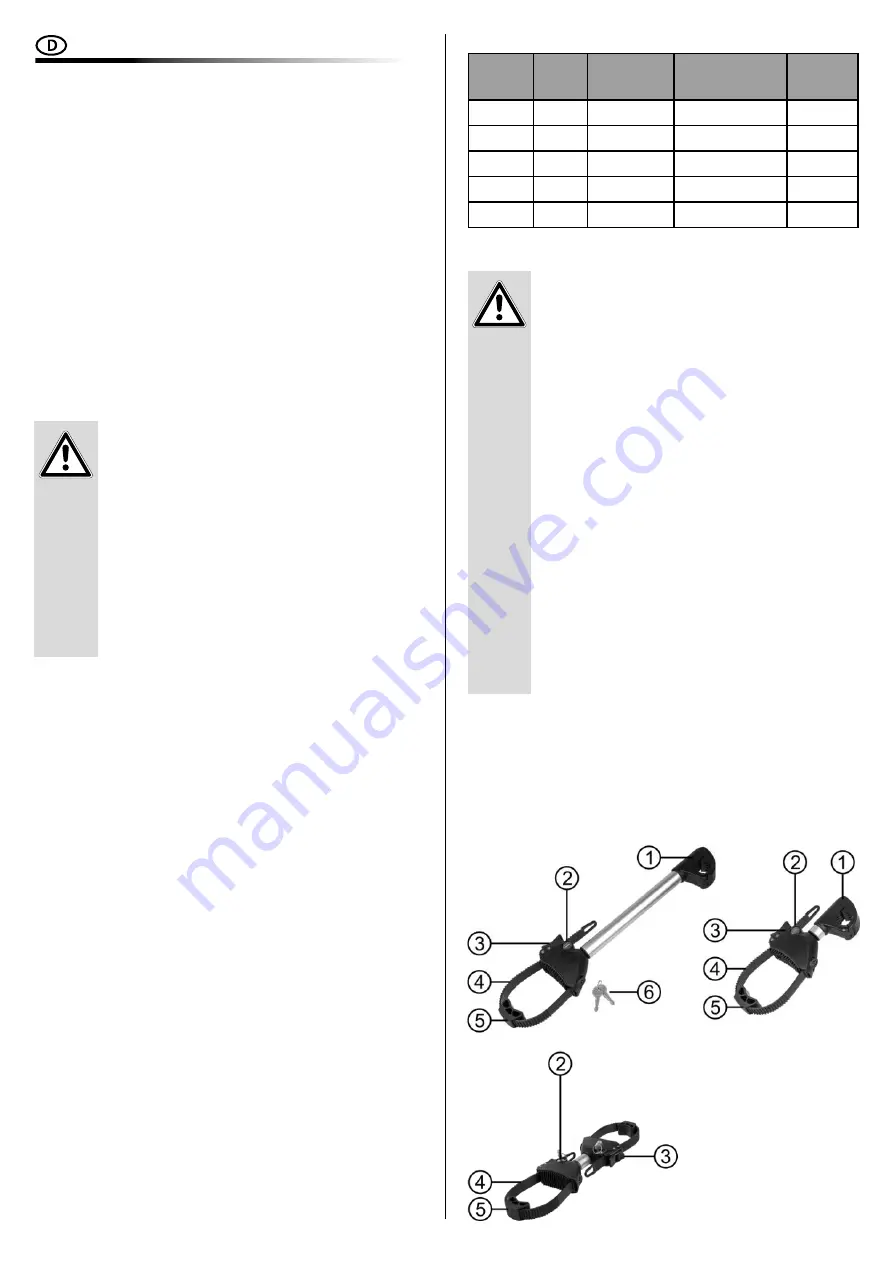 EUFAB 11575 Operating Instructions Manual Download Page 2