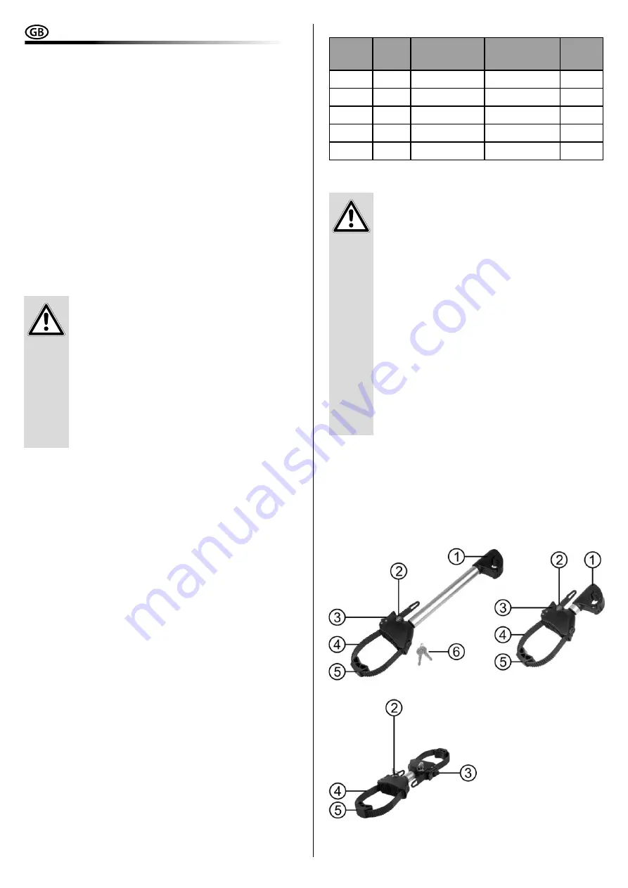 EUFAB 11575 Operating Instructions Manual Download Page 4