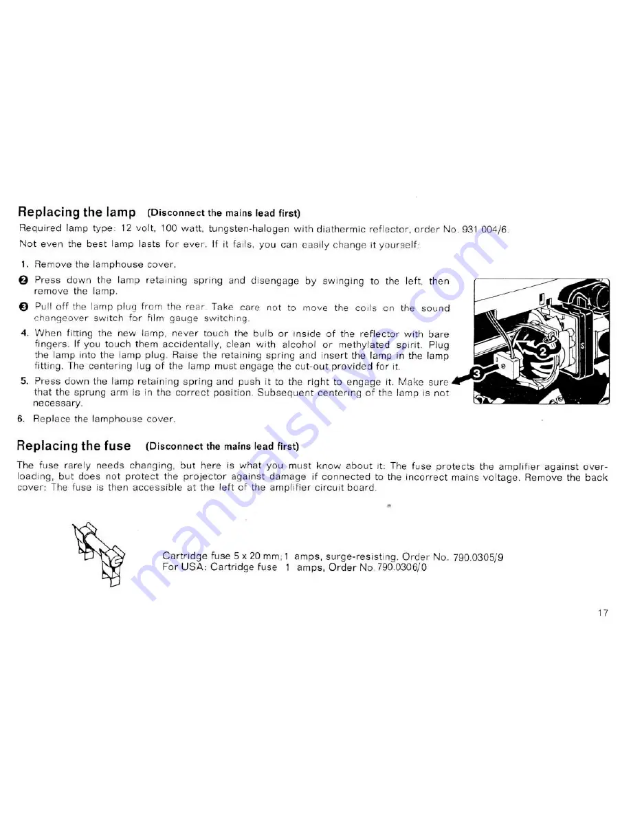 Eumig MARK S 802 User Manual Download Page 9